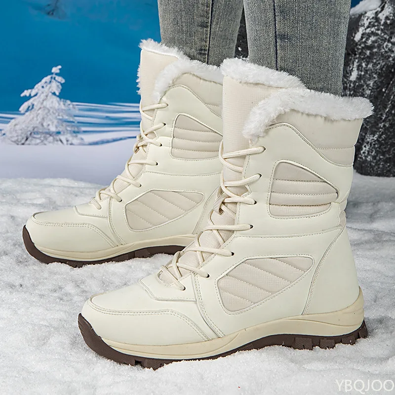 Men'S Shoes Water Resistant - Зимние высокие толстые морозостойкие теплые водонепроницаемые