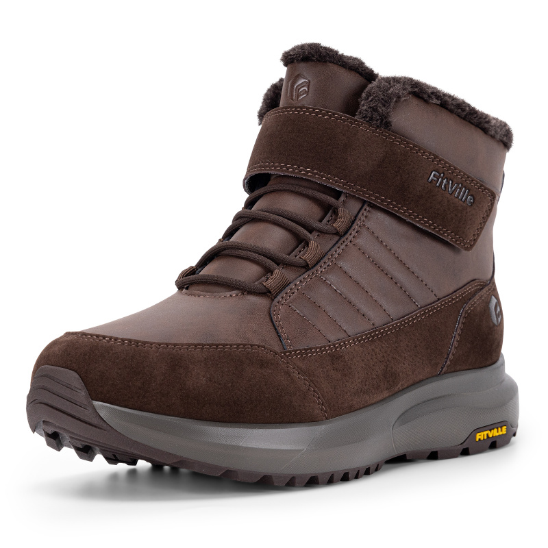 Men'S Shoes Water Resistant - Мужские зимние ботинки FitVille с широким