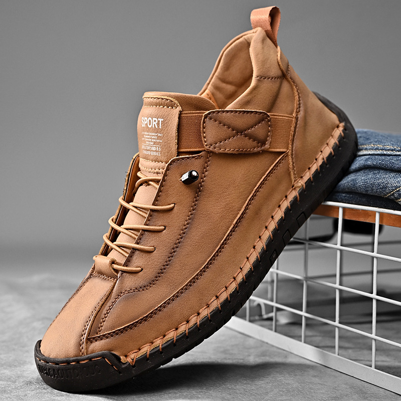Men'S Shoes Size 43 In Us - Мужские кожаные туфли ручной работы, повседневные