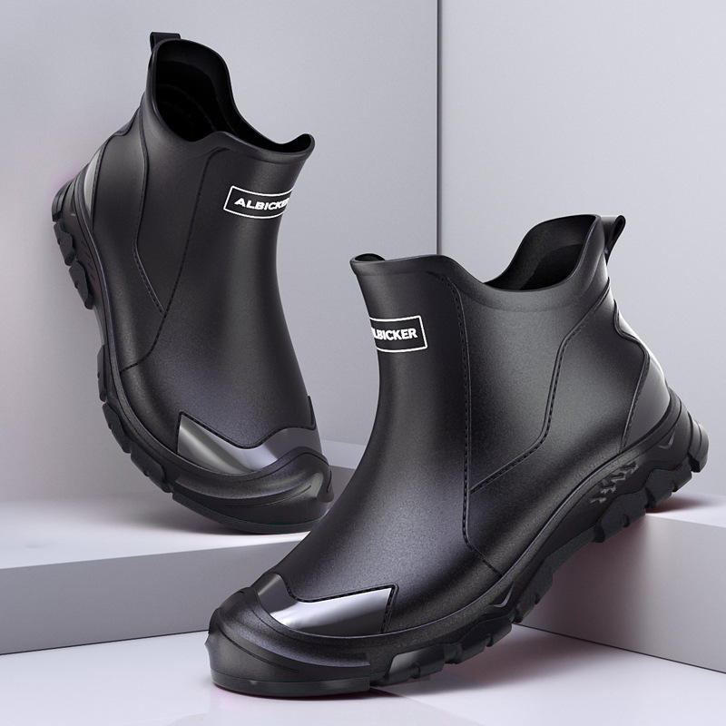 Men'S Shoes Water Resistant - Мужские короткие резиновые сапоги для города,