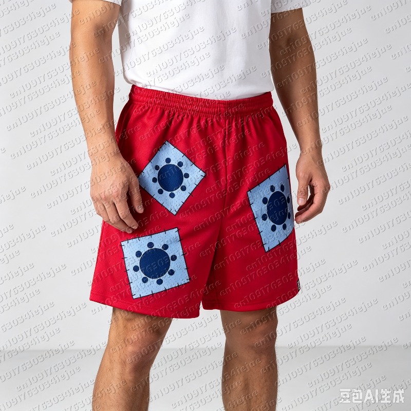 Men Shoes Joggers - 2026 Аниме-шорты из сетчатой ткани для