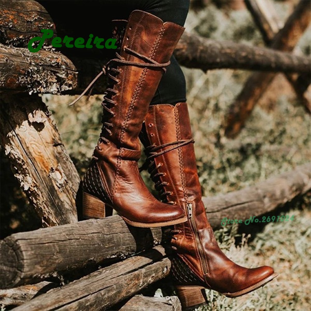 Men'S Shoes Size 43 In Us - Винтажные ковбойские мужские ботинки на шнуровке,