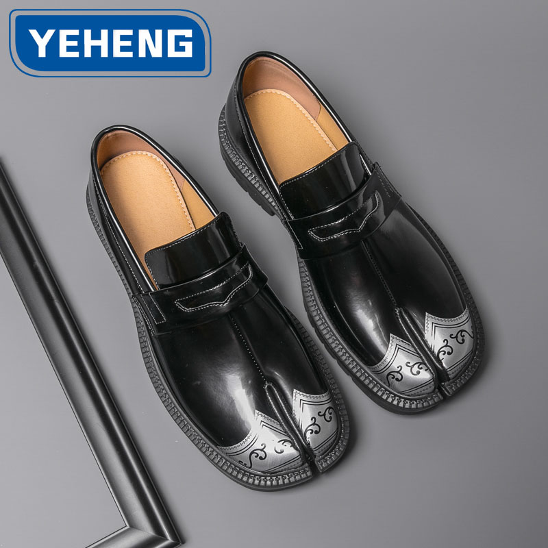 Men'S Shoes Japanese Brand - Высококачественная мужская кожаная обувь на толстой