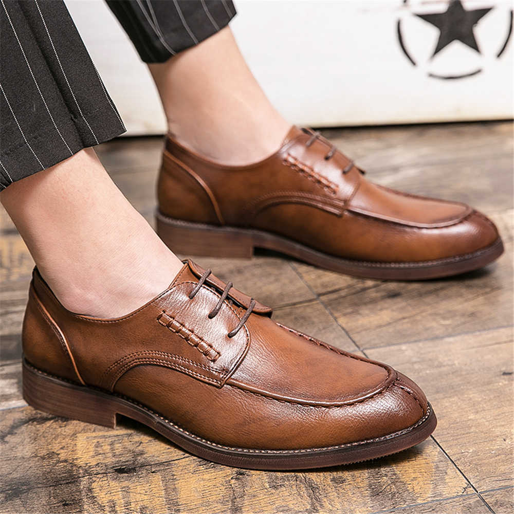 Men'S Shoes Size 43 In Us - Элегантная нескользящая мужская обувь большого размера,