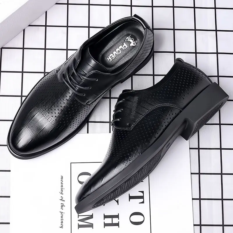 Men Shoes Official - Оксфорды Офисные мужские туфли с острым