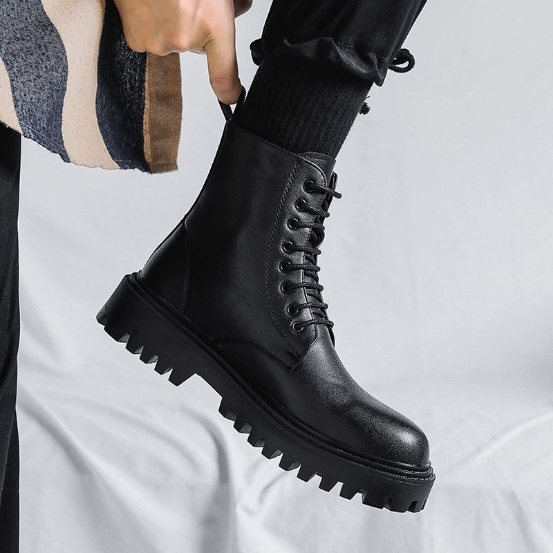 Мужские высокие кожаные ботинк – обзор и цена Men'S Shoes Height Increase