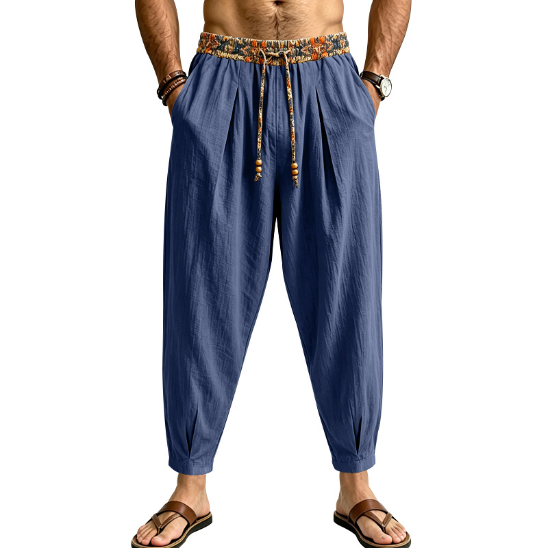Мужские льняные брюки в богемн – обзор и цена Men Shoes Joggers