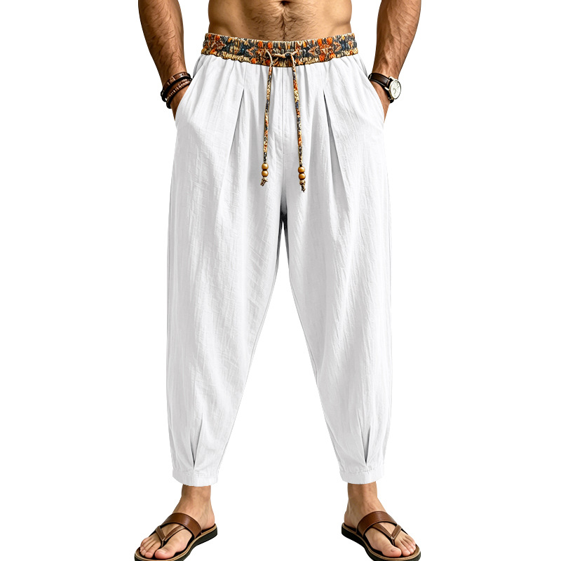 Мужские льняные брюки в богемн – обзор и цена Men Shoes Joggers
