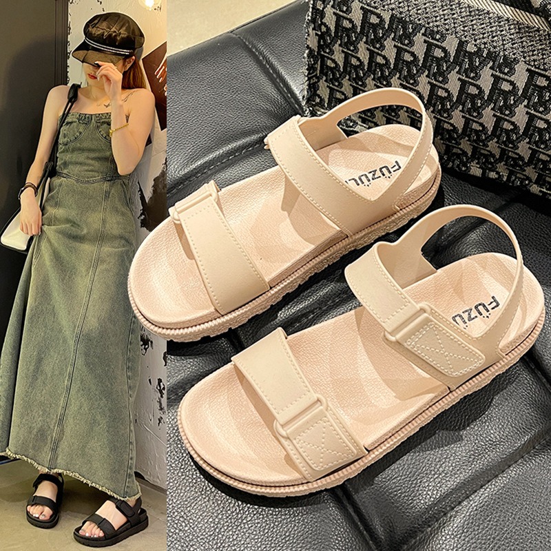 Летние женские сандалии - модн – обзор и цена Velcro Strap Sandal