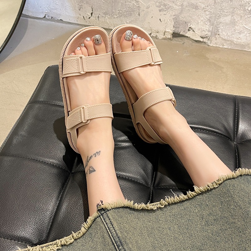Летние женские сандалии - модн – обзор и цена Velcro Strap Sandal