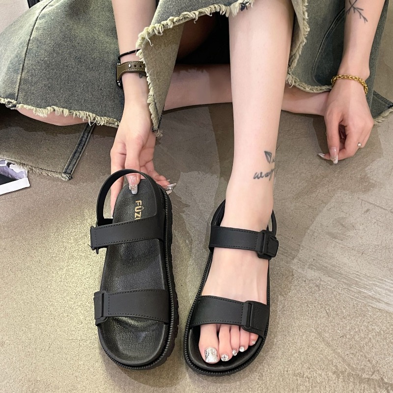 Летние женские сандалии - модн – обзор и цена Velcro Strap Sandal