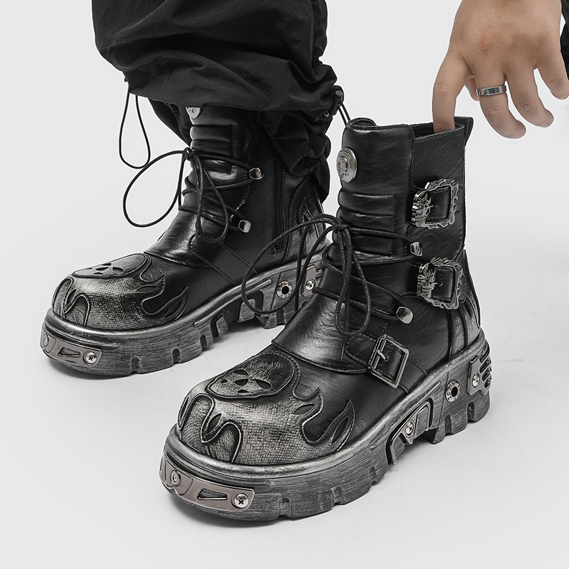 Мужские ботинки в стиле панк с – обзор и цена Men'S Shoes Height Increase