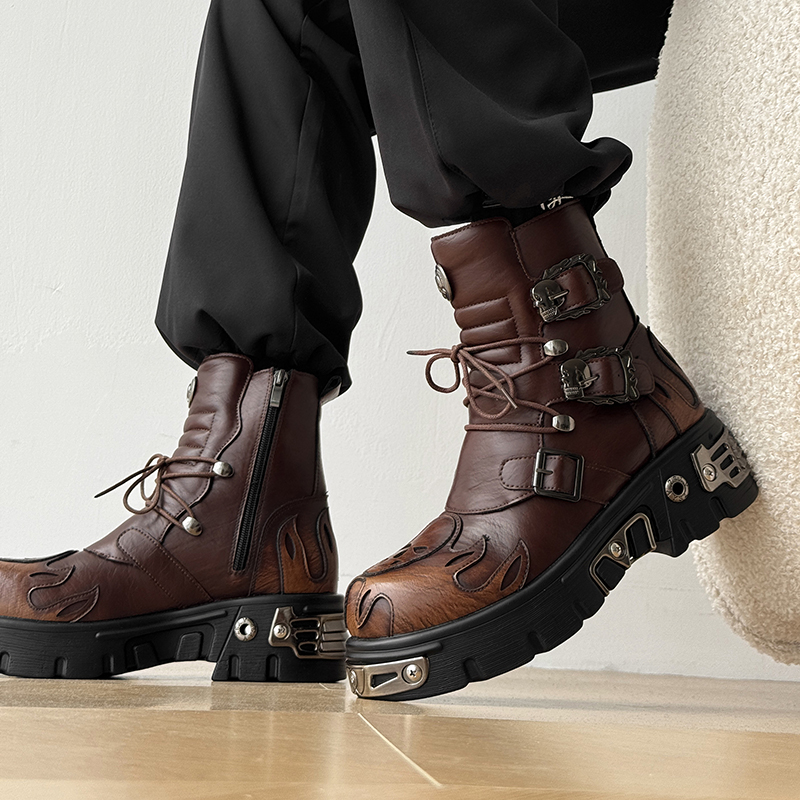 Мужские ботинки в стиле панк с – обзор и цена Men'S Shoes Height Increase