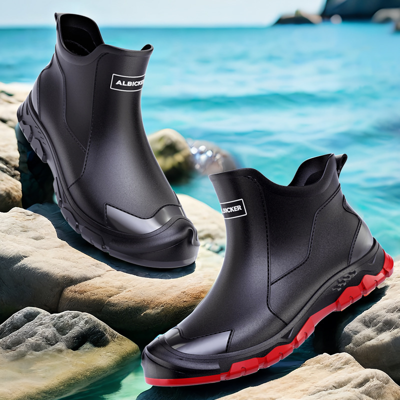 Мужские короткие резиновые сап – обзор и цена Men'S Shoes Water Resistant