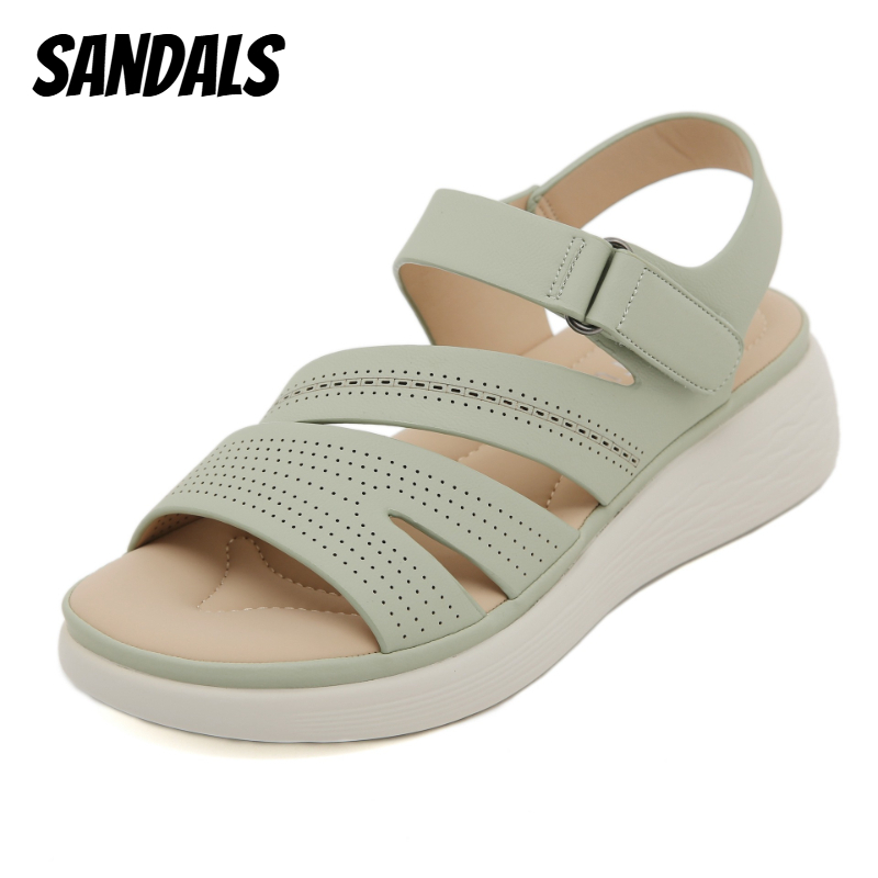 Новые летние женские сандалии  – обзор и цена Velcro Strap Sandal