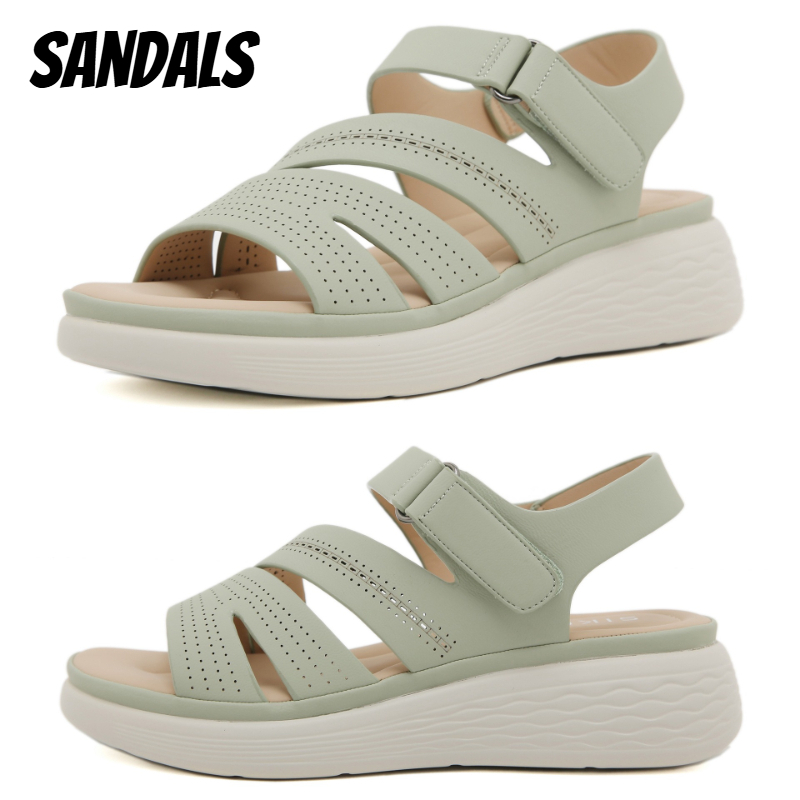 Новые летние женские сандалии  – обзор и цена Velcro Strap Sandal