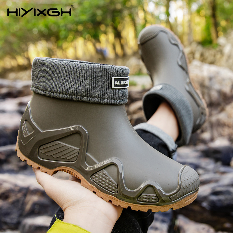 Утолщенные мужские резиновые с – обзор и цена Men'S Shoes Water Resistant