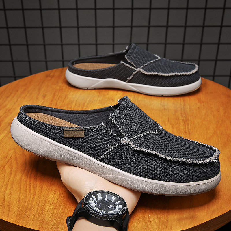 Холщовые получешки без шнуровк – обзор и цена Men Shoes Xxl