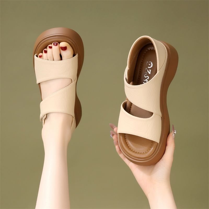 Новые летние женские сандалии  – обзор и цена Velcro Strap Sandal