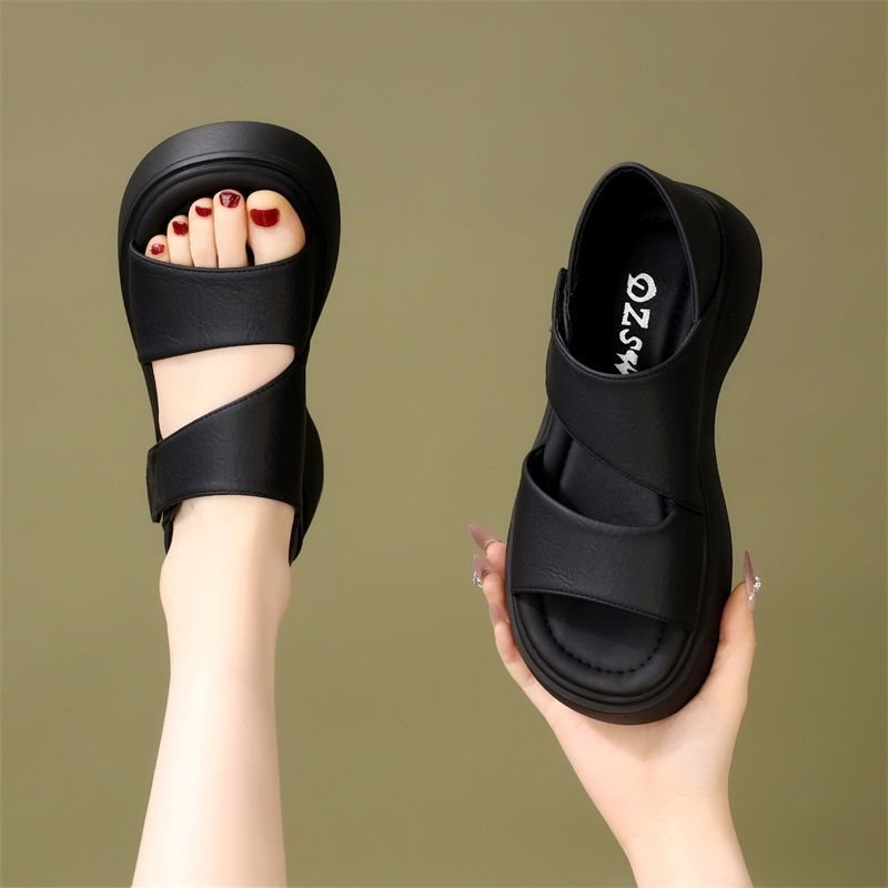 Новые летние женские сандалии  – обзор и цена Velcro Strap Sandal